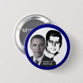 Obama & JFK Ronde Button 5,7 Cm (Voorkant /achterkant)