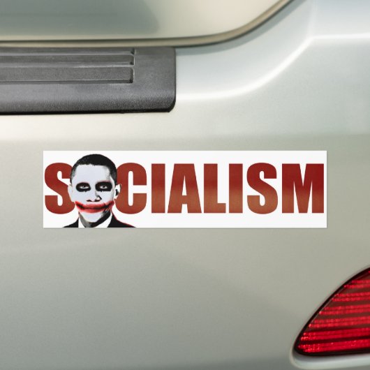 Obama Joker Bumpersticker (Op auto)