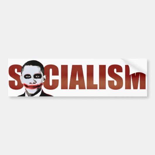 Obama Joker Bumpersticker (Voorkant)