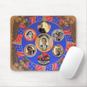 Obama Kaleidoscope Mousepad Muismat (Met muis)