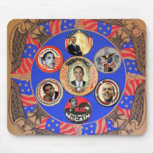 Obama Kaleidoscope Mousepad Muismat