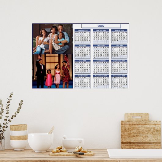 OBAMA KALENDER POSTER (Keuken)