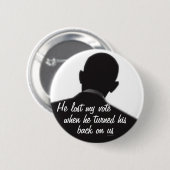 Obama keerde ons terug ronde button 5,7 cm (Voorkant /achterkant)