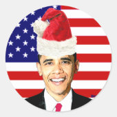 Obama Kerst stickers (Voorkant)