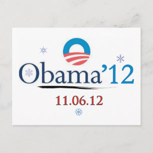 Obama Kerstmis 2012 Briefkaart