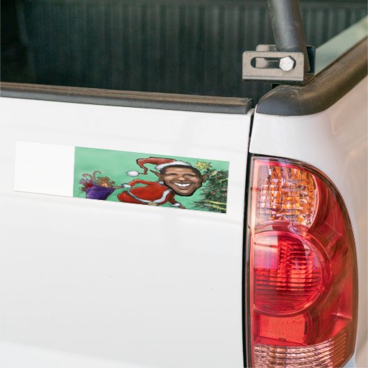 Obama Kerstmis Bumpersticker (Op Truck)