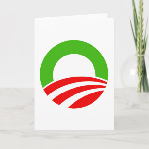 Obama Kerstmis Feestdagen Kaart