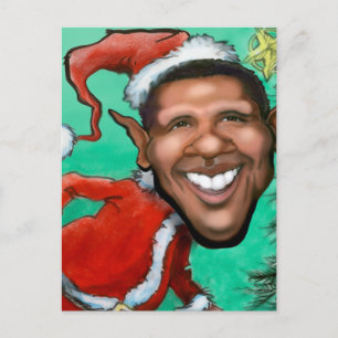 Obama Kerstmis Feestdagenkaart