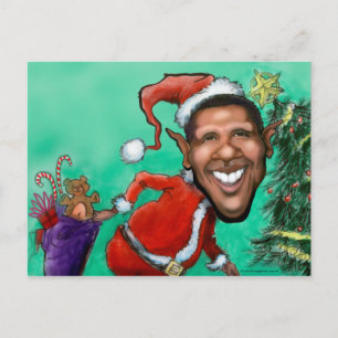 Obama Kerstmis Feestdagenkaart