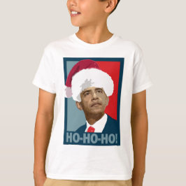 Obama Kerstmis Ho Ho Ho T-shirt