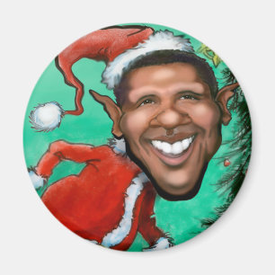 Obama Kerstmis Magneet
