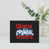Obama kiezers briefkaart (Staand voorkant)