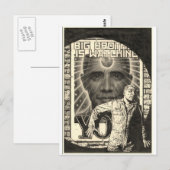 Obama kijkt naar je.... briefkaart (Voorkant / Achterkant)