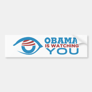 Obama kijkt naar je Obama OogPRISM Bumpersticker
