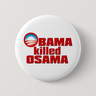 Obama Killing Osama copy Ronde Button 5,7 Cm