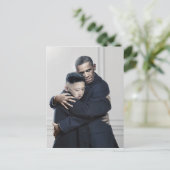 Obama Kim Jong Un Noord-Korea Love Briefkaart (Staand voorkant)