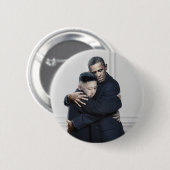 Obama Kim Jong Un Noord-Korea Love Ronde Button 5,7 Cm (Voorkant /achterkant)