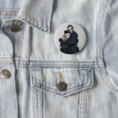 Obama Kim Jong Un Noord-Korea Love Ronde Button 5,7 Cm (In situ)