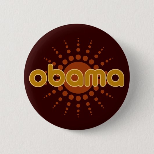 OBAMA - knop Ronde Button 5,7 Cm (Voorkant)