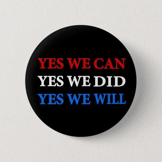 Obama-knop Ronde Button 5,7 Cm (Voorkant)