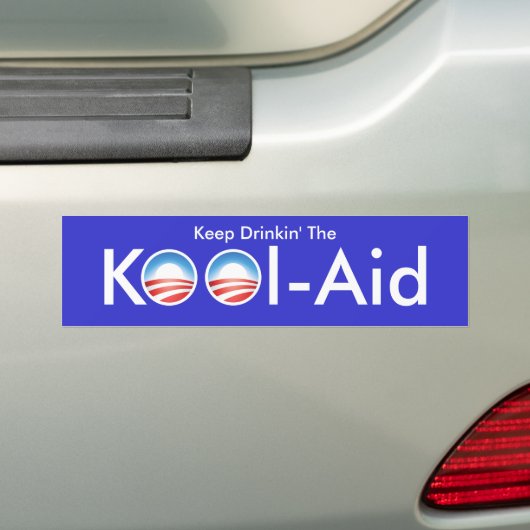 Obama Kool-Aid Bumpersticker (Op auto)