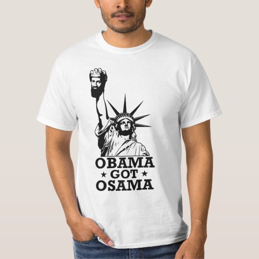 obama kreeg osama t-shirt (Voorkant)