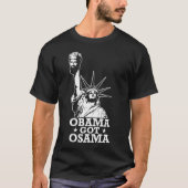 obama kreeg osama t-shirt (Voorkant)