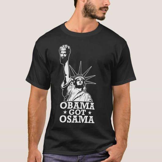 obama kreeg osama t-shirt (Voorkant)