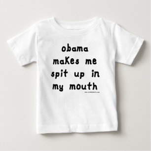 Obama laat me spuugeren in mijn mond