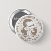Obama Leadership Button  (Voorkant /achterkant)