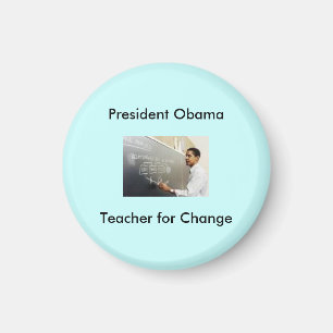 Obama leert, President Obama, leraar voor Ch... Magneet