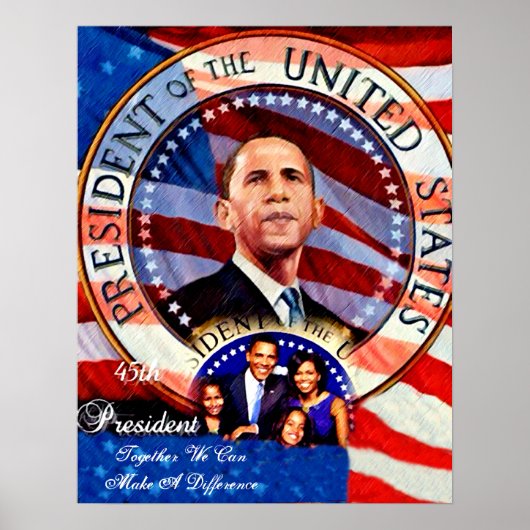 Obama, leider van Tomorrow_Poster Poster (Voorkant)
