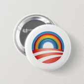 Obama LGBT Ronde Button 5,7 Cm (Voorkant /achterkant)