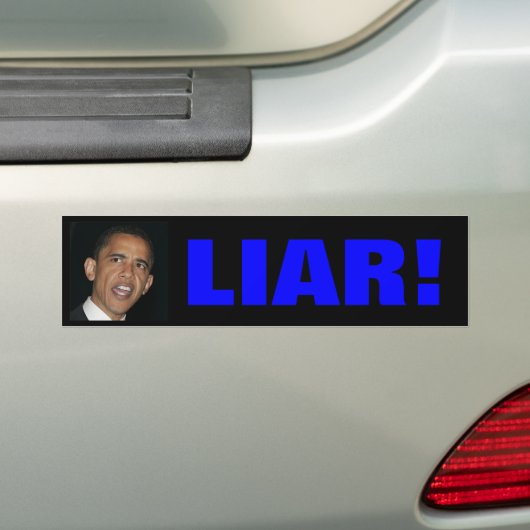 obama, LIAR Bumpersticker (Op auto)