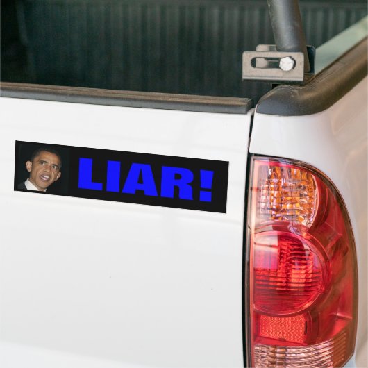 obama, LIAR Bumpersticker (Op Truck)