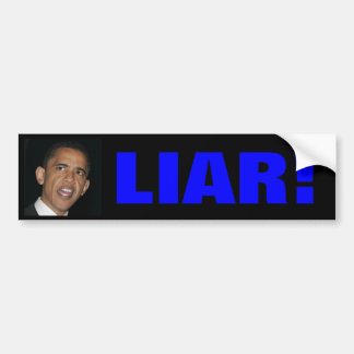 obama, LIAR Bumpersticker