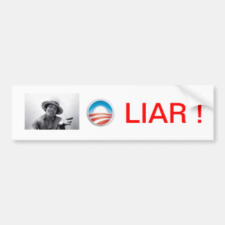 OBAMA LIAR-Bumpersticker Bumpersticker