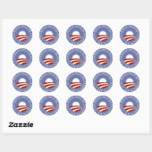 Obama Liar-in-Chief Ronde Sticker (Vel)