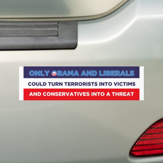 Obama Liberals Bumpersticker (Op auto)