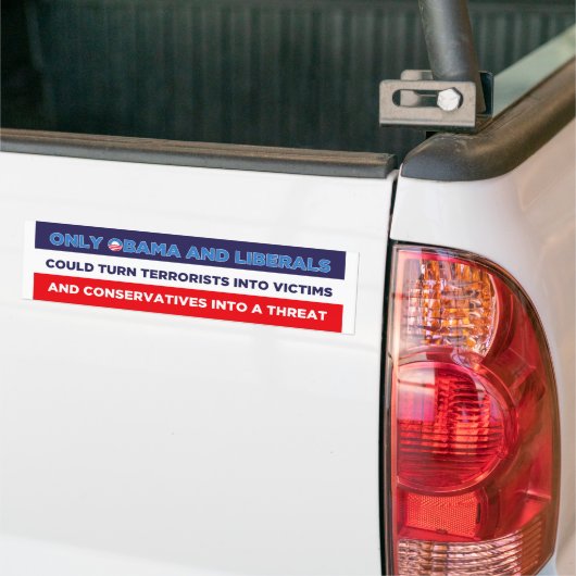 Obama Liberals Bumpersticker (Op Truck)
