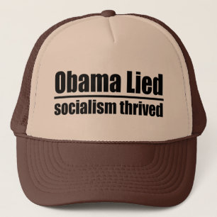 Obama Lied, socialisme gedreven Trucker Pet