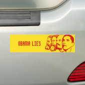 OBAMA LIES bumper sticker (Op auto)
