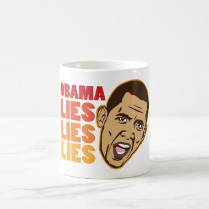 Obama Lies Lies Koffiemok