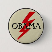 OBAMA Lightning Bolt Button (Voorkant)