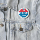 Obama Logo 2012 Ronde Button 5,7 Cm (In situ)
