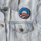 Obama-logo-712385 Ronde Button 5,7 Cm (In situ)
