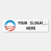 Obama Logo Bumpersticker (Voorkant)