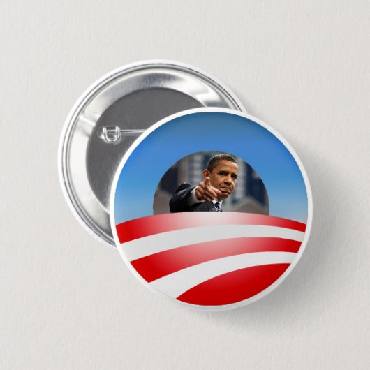 Obama logo Button (Voorkant /achterkant)