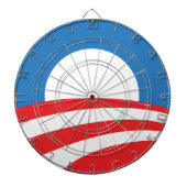 Obama Logo Dart board Dartbord (Voorkant)
