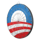 Obama Logo Dart board Dartbord (Voorkant Rechts)